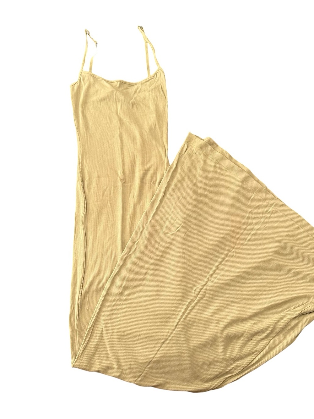 SKIMS SOFT LOUNGE SLIP DRESS IN TALC